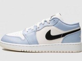 Resim Air Jordan 1 Low Ice Blue Black 