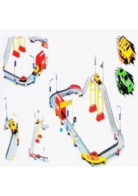 Resim Garaj Seti-Yarış Seti-Garaj Otopark Metal Arabalı 54 Parça 