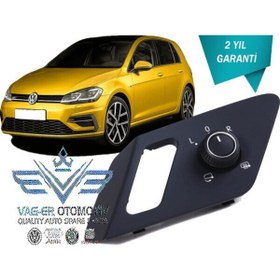 Resim OEM Golf 7.5 2017-2020 Dış Diki Ayna Ayar Kumanda Düğmesi 5g0959565m 