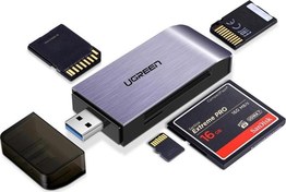 Resim USB 3.0 SD, Micro SD, Memory Stick, CF Kart Okuyucu Ugreen