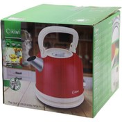 Resim Empressco Kırmızı Nostaljik Demlik, Çelik Kettle, 2.2L, 1800W, Paslanmaz Gövde 