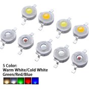 Resim Wangxi 20 Adet Ultra Parlak 1w Mavi Led Diyot - Breadboard Ve Pcb Uyumlu 