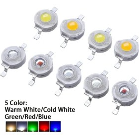 Resim Wangxi 20 Adet Ultra Parlak 1w Mavi Led Diyot - Breadboard Ve Pcb Uyumlu 