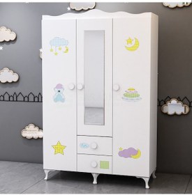 Resim Garaj Home Uykucu 3 Kapaklı Dolap 