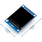 Resim IPS 1.3 inch 7 Pin SPI 240x240 LCD TFT Modül HD IPS Color Screen Robiz