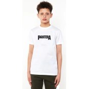 Resim Qivi Pantera Logo Baskılı Çocuk Beyaz Tshirt 