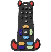 Resim Silikon Diş Kaşıyıcı Oyuncaklar Bpa Uzaktan Kumanda Şekli Diş Kaşıyıcı Aad0078-d Aad0078-d Çok Renkli 