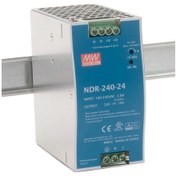 Resim Ndr-240-24 Meanwell Ray Tipi Güç Kaynağı 