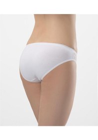 Resim Türen 261 İkili Likralı Dantelli Bikini-beyaz Beyaz 