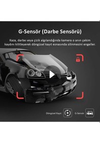 Resim Vrpro 10 Inç Ips Dokunmatik Ekran Full Hd Dikiz Ayna Araç Kameras 
