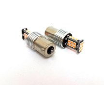 Resim FEMEX P21W Non-Direction 1156 Tek Duy 3030 Chip 24smd Turuncu Led Ampul 