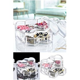 Resim Kalpli Kapaklı Mücevher Kutusu Takı Ve Aksesuarlar İçin Kapaklı Mücevher Saklama Çözümü Diğer 