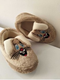 Resim Lion unisex çocuk ev panduf 