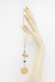 Resim biuti Gold Renkli Parlak Taşlı Kelebek Lotus Çiçekli Araba Dikiz Ayna Süsü, Yeni Araba Hediyesi 