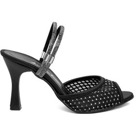 Resim Elit 24ybsk89t Kadın Abiye Ayakkabı Siyah Siyah 