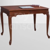 Resim Roys Ahşap 5215 Ceviz 110 Cm Çekmeceli Lükens Ofis Çalışma Masası 