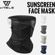 Resim 1 Adet WRELS Unisex Bisiklet - Nefes Alabilir Hafif Çabuk Kuruyan Güneş Koruma ve Rüzgar Korumalı, Ergonomik Tasarım, Outdoor Bisiklet, Yürüyüş, Koşu İçin - Siyah, Spor Yüz Maskesi, Forma Uygun Tasarım, Esnek Güvenli Fit, Dayanıklı Tekstil, Rüzgara Karşı Kapak, Fitness Tutkunları 