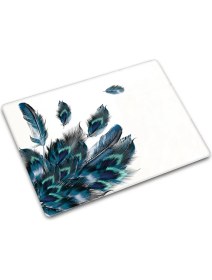 Resim Decorita Plumas Desen | Cam Kesme Tahtası-Cam Kesme Tablası | 30cm x 40cm 