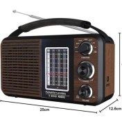 Resim Magicvoice USR11 Portatif Analog Radyo Fm-Usb-Sd/mmc-Aux (88-108 Fm Frekans Aralığı) 