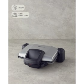 Resim Tmk 5010 Çıkarılabilir Plakalı Tost Makinesi Siyah-Krom 