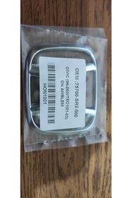 Resim restinal Honda Civic 1996-2003 Ön Panjur H Arması 79x65mm Krom Logo çift taraflı bantlı vtec 1 