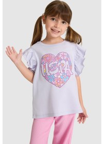 Resim U.s. Polo Assn. Kız Çocuk Lila Tişört 50325657-vr034 