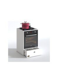 Resim Kenzlife Ankastre Modülü Kabini Lityum Byz Fırın Ocak Dolabı Çekmeceli 