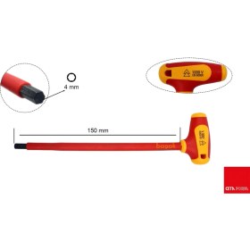 Resim Ceta Form 1000V T Saplı 4X150 mm Izoleli Allen Anahtar GK10-040 