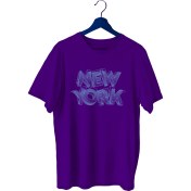 Resim Bluu Newyorklite Sporcu T-Shirt Bisiklet Yaka 