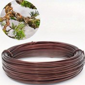 Resim Bonsai Eğitimi Teli 5.03 metre - Esnek Anodize Alüminyum Ağaç Şekillendirme ve Stil için, Bahçe Meraklıları için Dayanıklı Bitki Heykel Traşlama Teli 