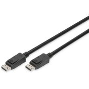 Resim Assmann Digitus Displayport (DP) Bağlantı Kablosu, Dp Erkek Dp Erkek, 2 Metre, Kilit Mekanizmalı, Ultra Hd 