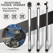 Resim 1/4", 3/8", 1/2" Ayarlanabilir Tork Anahtarı - Otomotiv ve Bisiklet Bakımı için Kolay Buji Çıkarma Özellikli, Cr-V Çelik, 5-150Nm Ön Ayarlı Klik Tip 