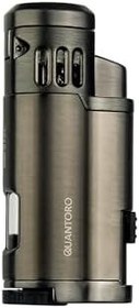 Resim MGM05-43 Delicili Üçlü Jet Alev Gunmetal Çakmak 