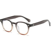 Resim Jnpcxı Retro Yuvarlak Güneş Gözlüğü Uv400 Kadın Erkek Moda Aksesuar Dumanlı Gri 