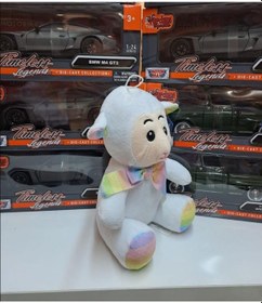 Resim Oyuncak Peluş Sevimli Uyku Arkadaşı Kuzu 20 Cm Çok Renkli 