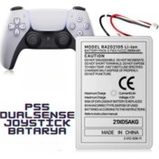 Resim Ps5 Dualsense 2800MAH Lityum Iyon Joystick Batarya Pil ve Type-C Şarj Kablosu 
