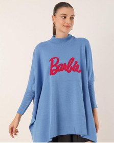 Resim Spor Peluş Barbie Kazak Mavi 