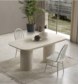 Resim Luxia Mdf Yemek Masası Aytaşı 