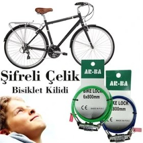 Resim Helen's Şifreli Çelik Bisiklet Kilidi 