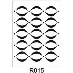 Resim Ardışık Desen Stencil Şablon 25X35 R-015 