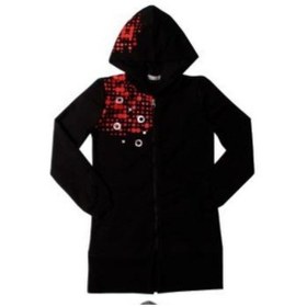 Resim Toontoy Kız Çocuk Kapşonlu Hırka You Luck Better Varak Baskılı Lacivert 