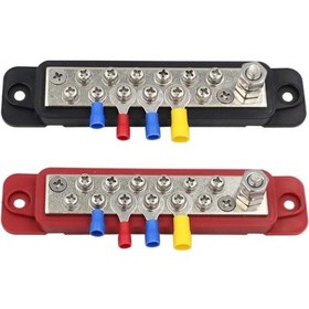 Resim Shooerts 12 Terminal Zemin Dağıtım Bloğu Kiti Terminal 48 V Akrilonitril Bütadien Stiren 180 A Urısv1 