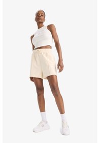 Resim DeFactoFit NBA Boston Celtics Crop Top Bisiklet Yaka Fitilli Kaşkorse Sporcu Atlet D8802AX25SPER105 