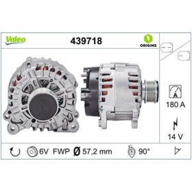 Resim Valeo 12V ALTERNATÖR DİNAMO 180 A (LIN) VW-SEAT-SKODA 