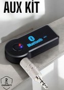 Resim LaraThec Bluetooth Araç Kiti Bt 350 Aux Çıkışlı Tüm Araçlara Uyumlu 