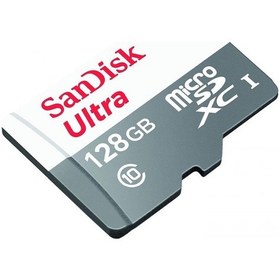 Resim SANDISK MicroSD 128GB Ultra SDSQUNR-128G-GN6 N Hafıza Kartı 
