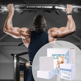 Resim Kaymaz Magnezyum Tebeşir Blokları Fitness, Ağırlık Kaldırma, Dağcılık ve Jimnastik Eğitimi için - 8 Parça 