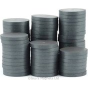 Resim 500 Adet 15Mmx3Mm Yuvarlak Kömür Miknatis-Duvar Süsü-Nikah Şekeri 