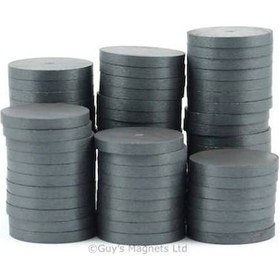 Resim 500 Adet 15Mmx3Mm Yuvarlak Kömür Miknatis-Duvar Süsü-Nikah Şekeri 