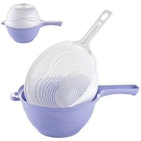 Resim Çok Amaçlı Katlı Süzgeç Renkli 